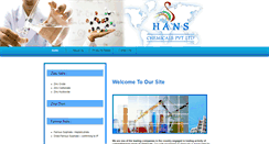 Desktop Screenshot of hanschemicals.com
